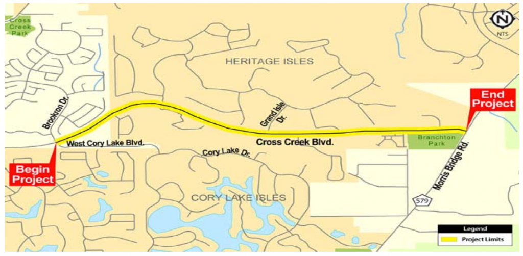 Cross Creek Boulevard Widening Project