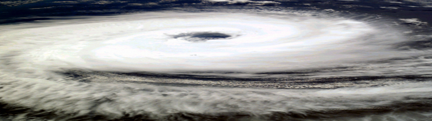 Hurricane in South Atlantic